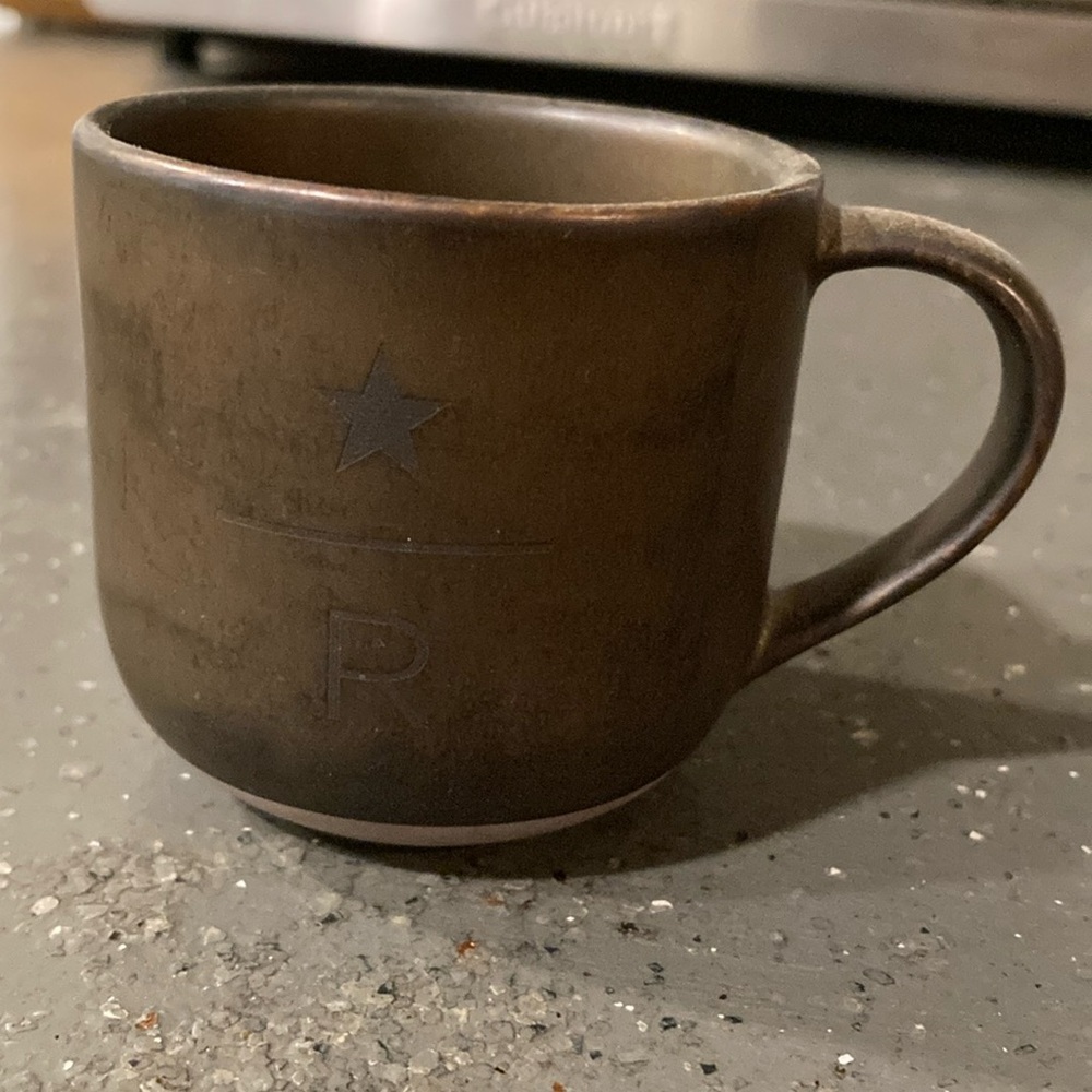 Starbucks Reserve Brown Ceramic Mug Rustic